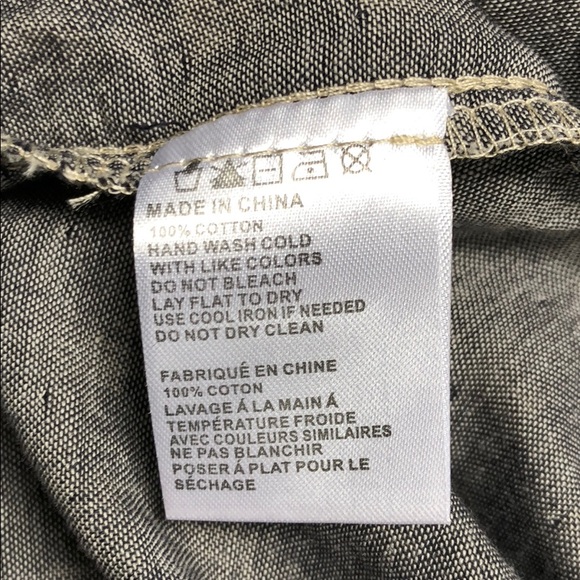 Paper Crane Checkered Button Down Babydoll Shirt - Picture 7 of 7